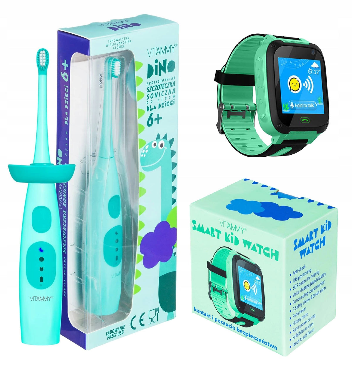 SONIC TOOTHBRUSH FOR CHILDREN VITAMMY SMARTWATCH