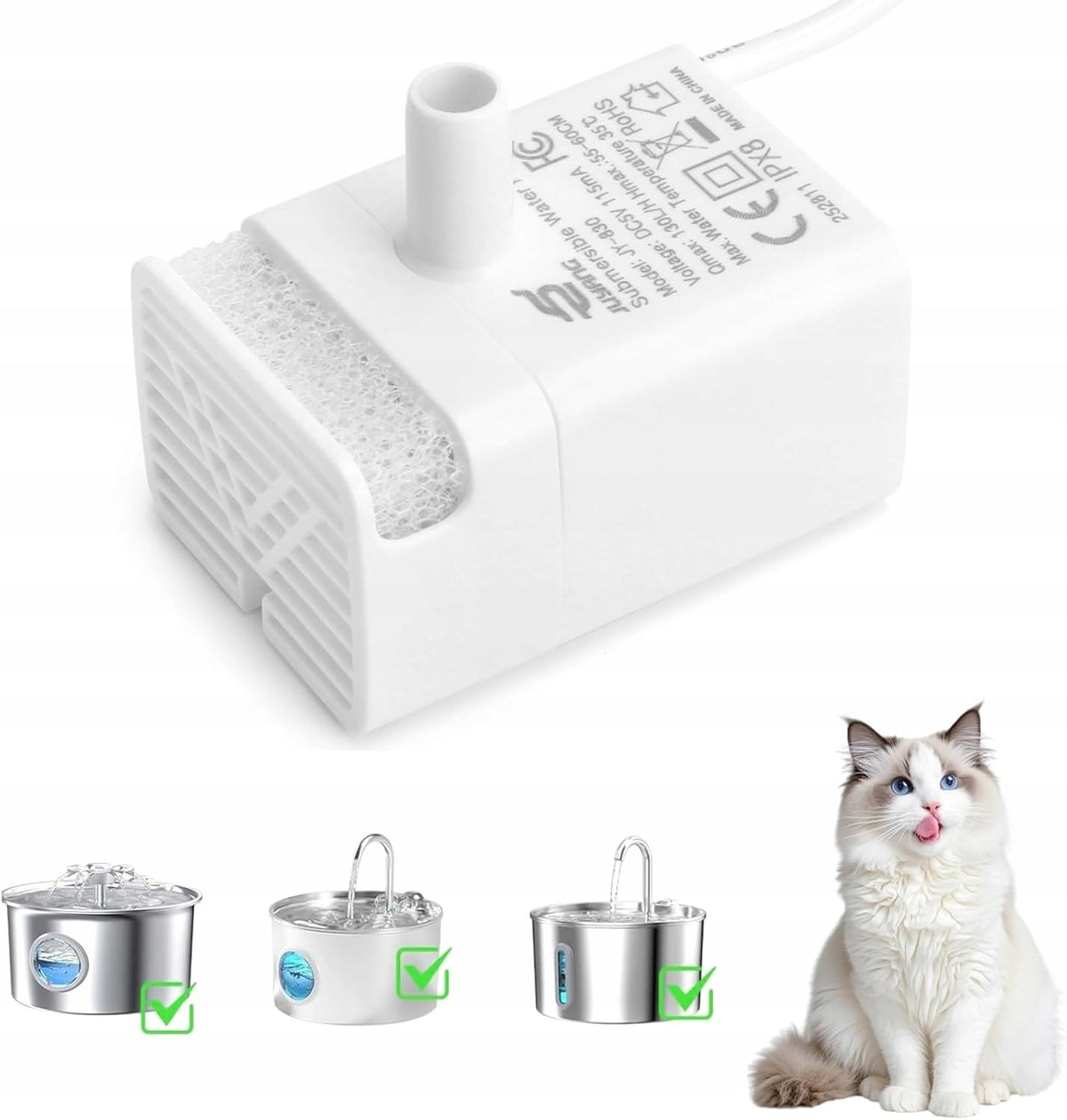 SPARE PUMP FOR CAT FOUNTAIN REPLACEMENT