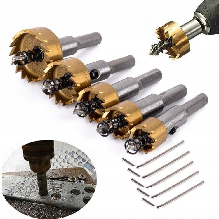 SPECTRAL HOLE SAWS FOR METAL STEEL 5pcs 16-30mm
