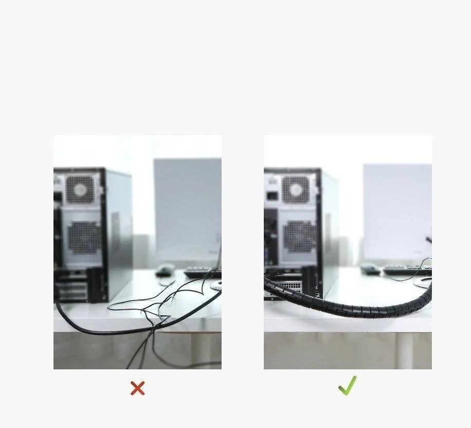 SPIRAL ORGANIZER WIRE CABLE GRILLE COVER 2,6m Manufacturer code 06018