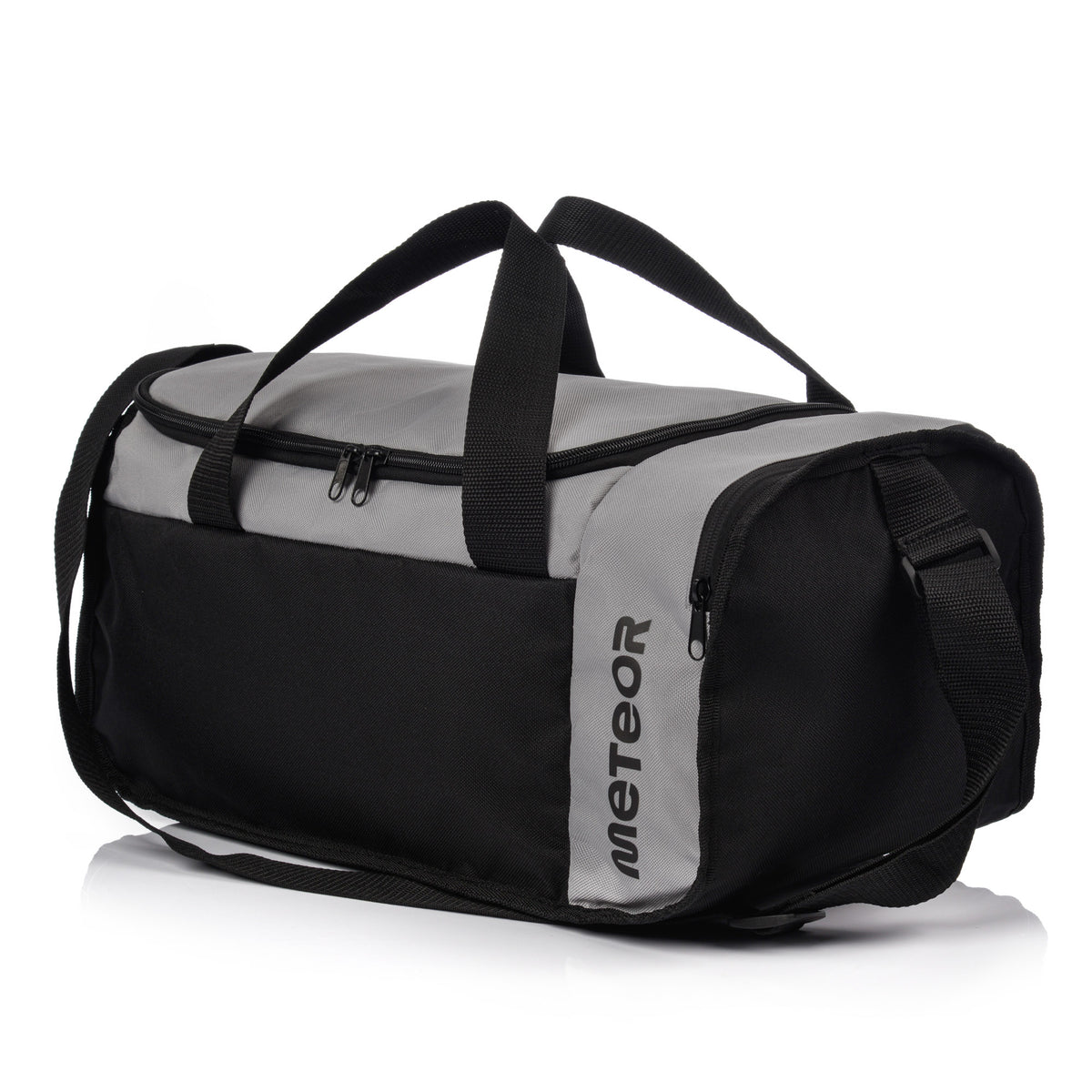 SPORTS BAG TRAVEL FOR GYM FITNESS POOL NEPR 20L BLACK GREY Color black