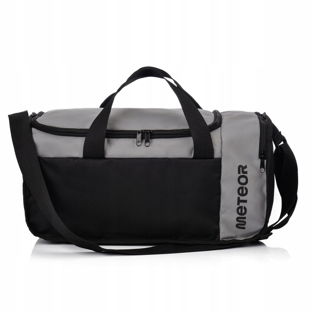 SPORTS BAG TRAVEL FOR GYM FITNESS POOL NEPR 20L BLACK GREY