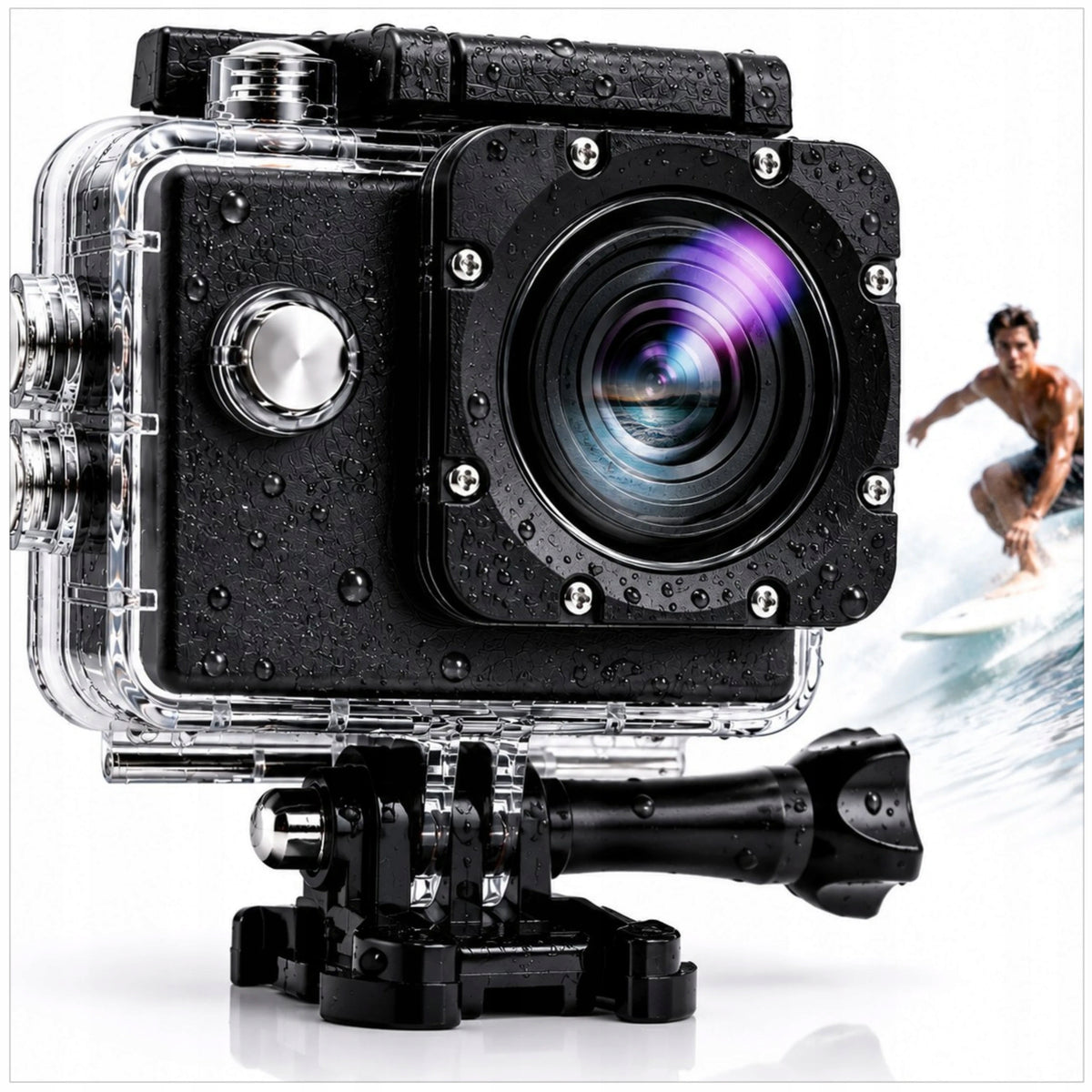 SPORTS CAMERA 1080p WATERPROOF FULL HD RECORDING CAMERA FOR HELMET