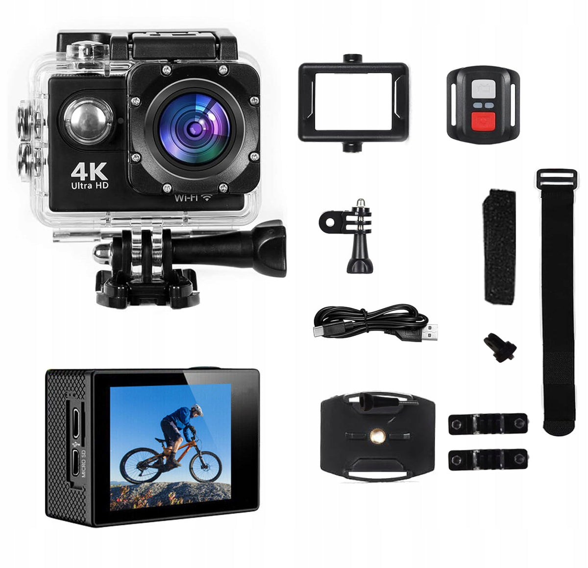 SPORTS CAMERA FULL HD 4K WIFI UNDERWATER WATERPROOF CAMERA Manufacturer code 6903936360856