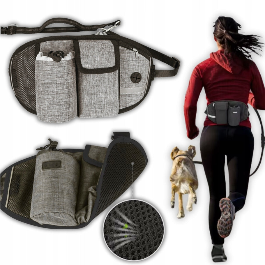 SPORTS CASE TREKKING BELT KIDNEY FOR HIP PHONE FOR RUNNING WITH DOG