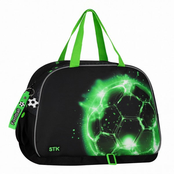 SPORTS POOL FRAME BAG FOR BOY FOOTBALL NEON