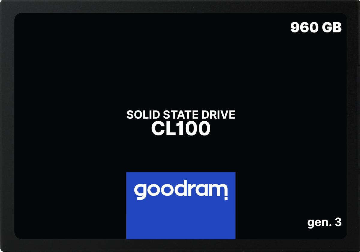 SSD GOODRAM 960GB CL100 G.3 2,5 SATA3 Manufacturer code SSDPR-CL100-960-G3