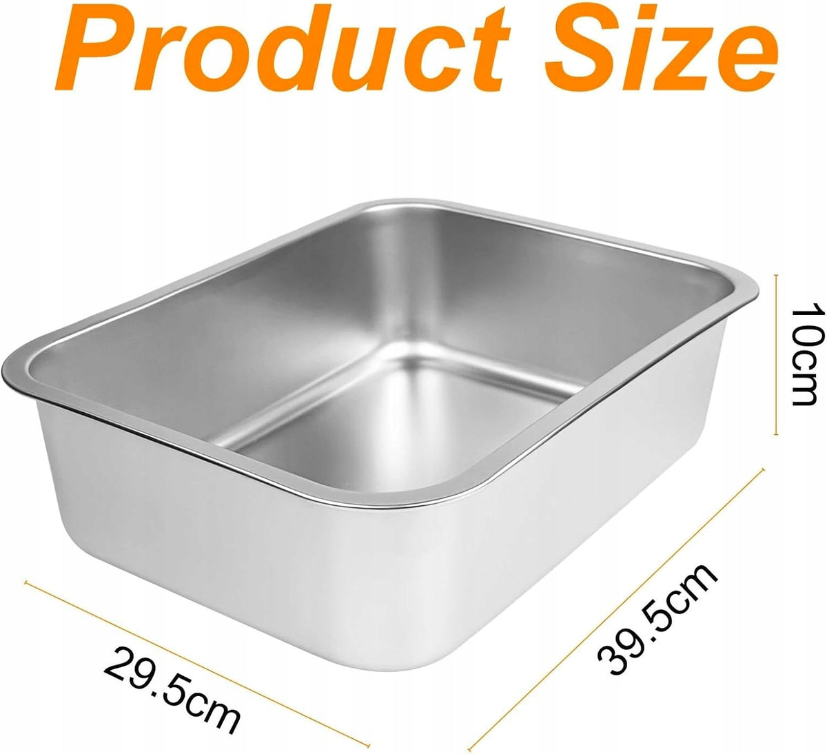 STAINLESS STEEL CAT LITTER BOX DESIGNED AS A TOILET FOR CATS Manufacturer code 0056035361487