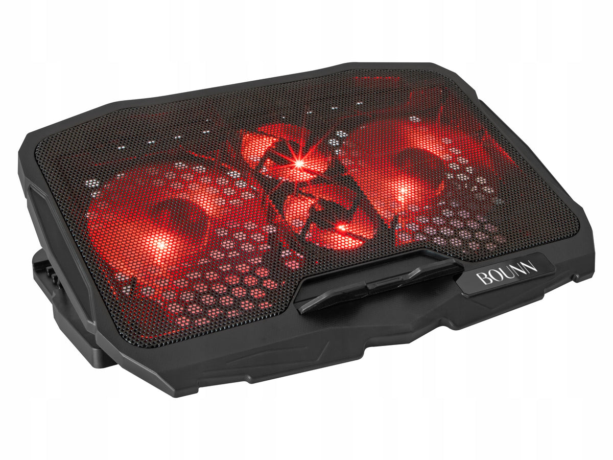 STAND COOLING PAD FOR LAPTOP 15,6' GAMING LARGE LED HUB USB Packaging status original