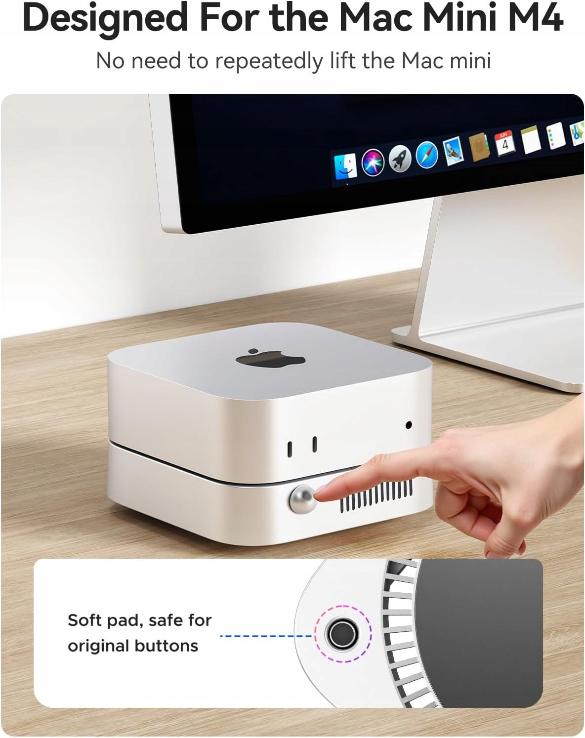 STAND FOR MAC MINI 2024 M4 INTEGRATED POWER SWITCH Manufacturer Orico