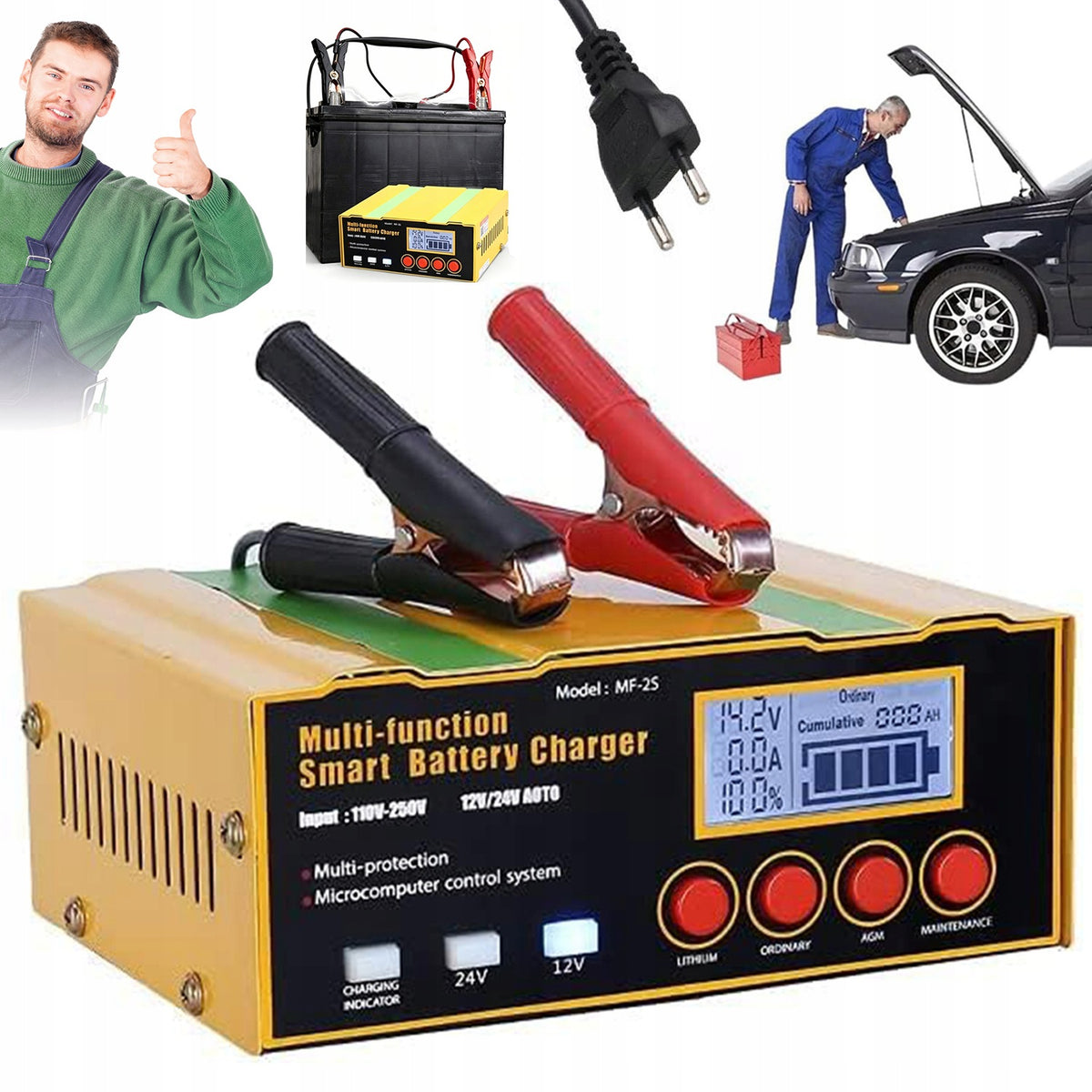 START-STOP BATTERY MONITORING OF THE SAFETY CHARGING PROCESS