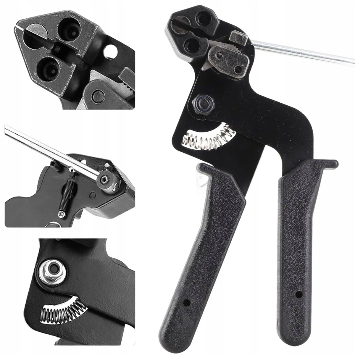 STEEL BAND CRIMPER with Cable Mount Cutter up to 12 mm