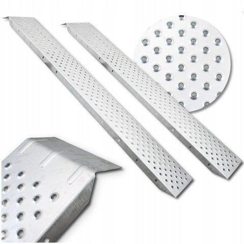 STEEL RAMPS 2pcs RAIDS 160cm NON-SLIP 400KG RAMP
