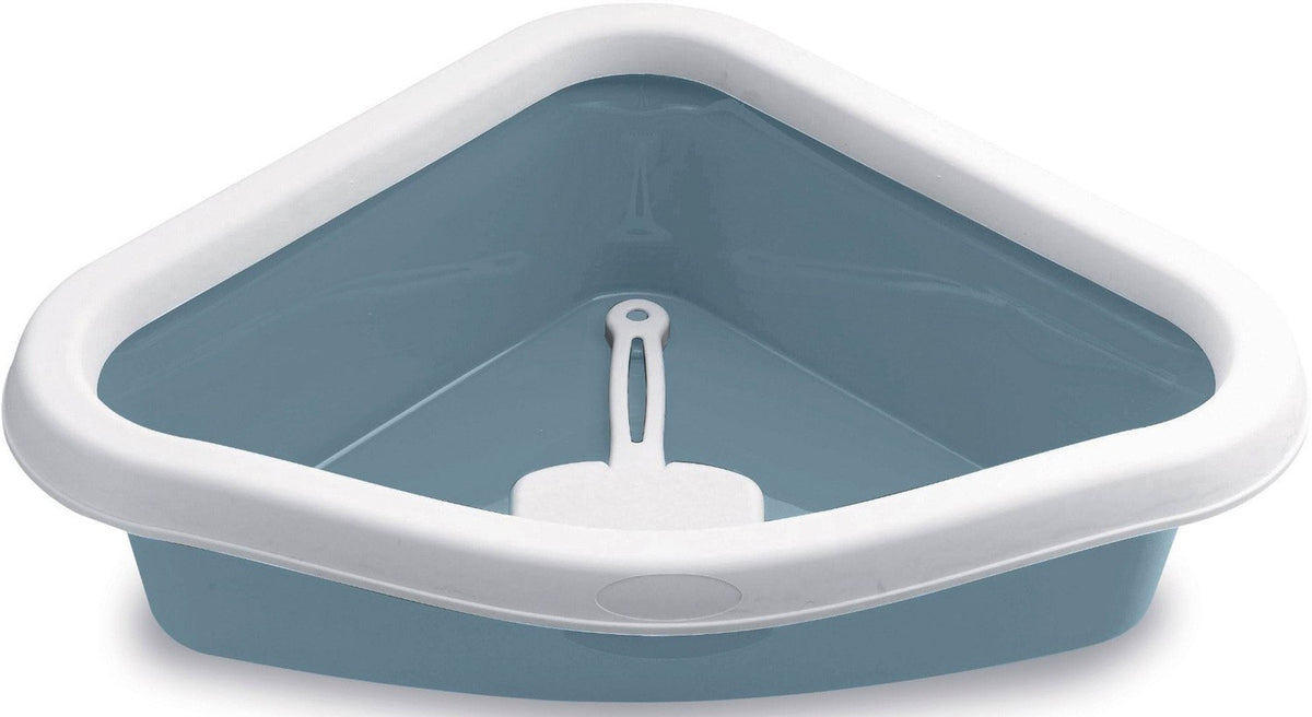 STEFANPLAST SPRINT Corner litter box Blue