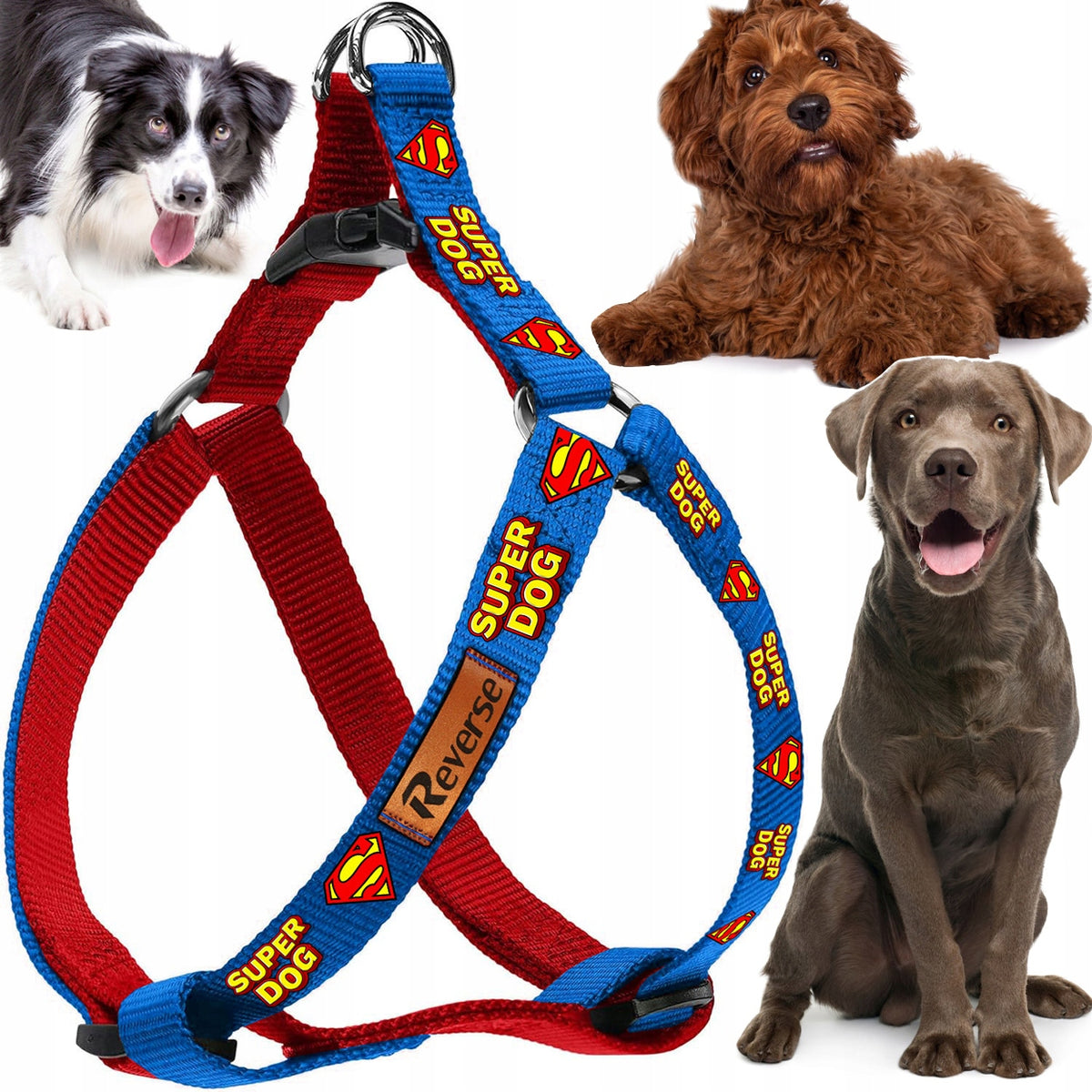 STEP IN HARNESS FOR DOG ADJUSTABLE STRONG PRESSURE-FREE DECENT SUPER ros. L