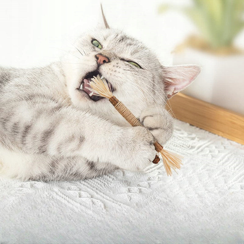 STICK MATATABI CLEANS TEETH TEETHER CAT TOY Packaging status original