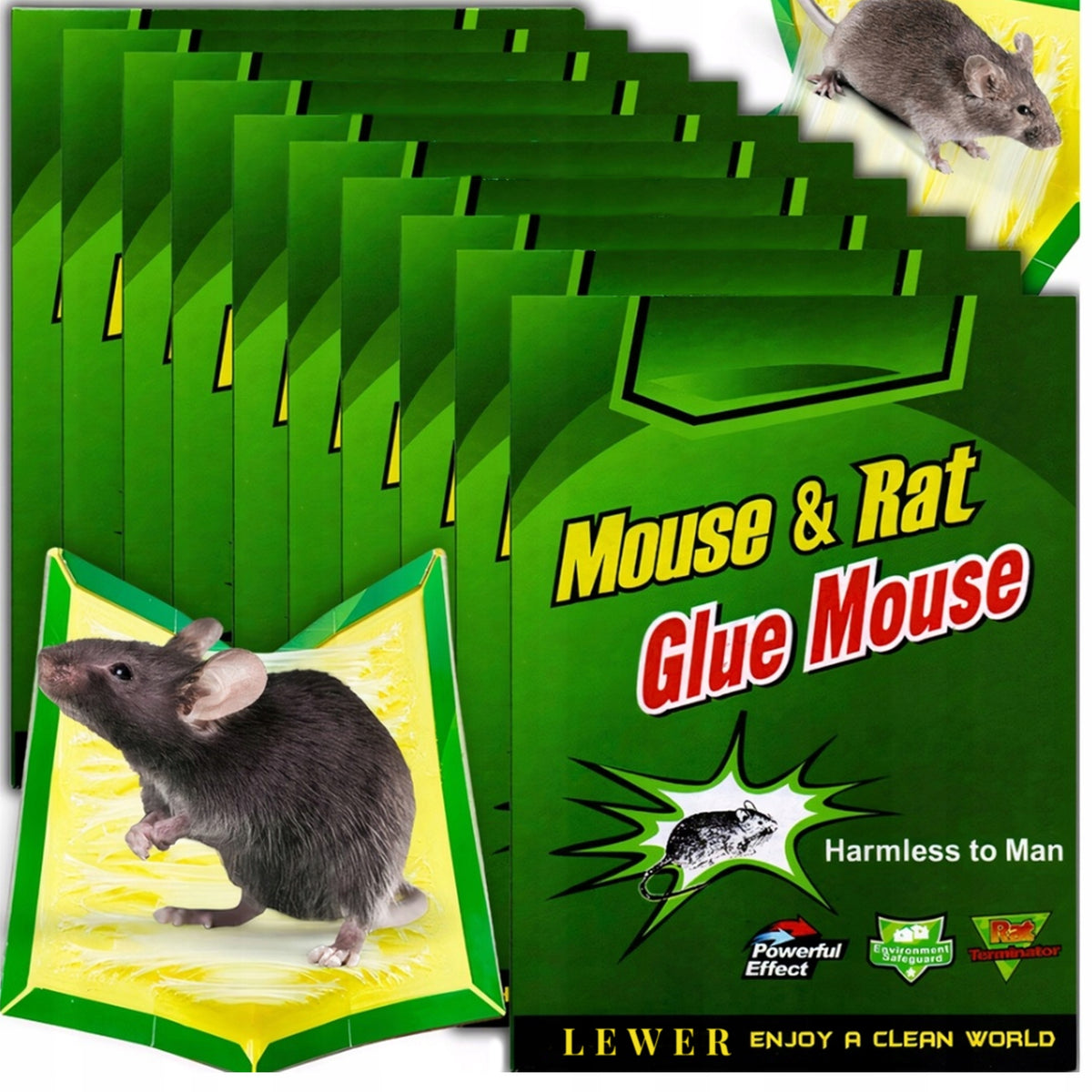 STICK ON MICE RATS TRAP 60x MOUSE PAW STRONG ADHESIVE AROMA