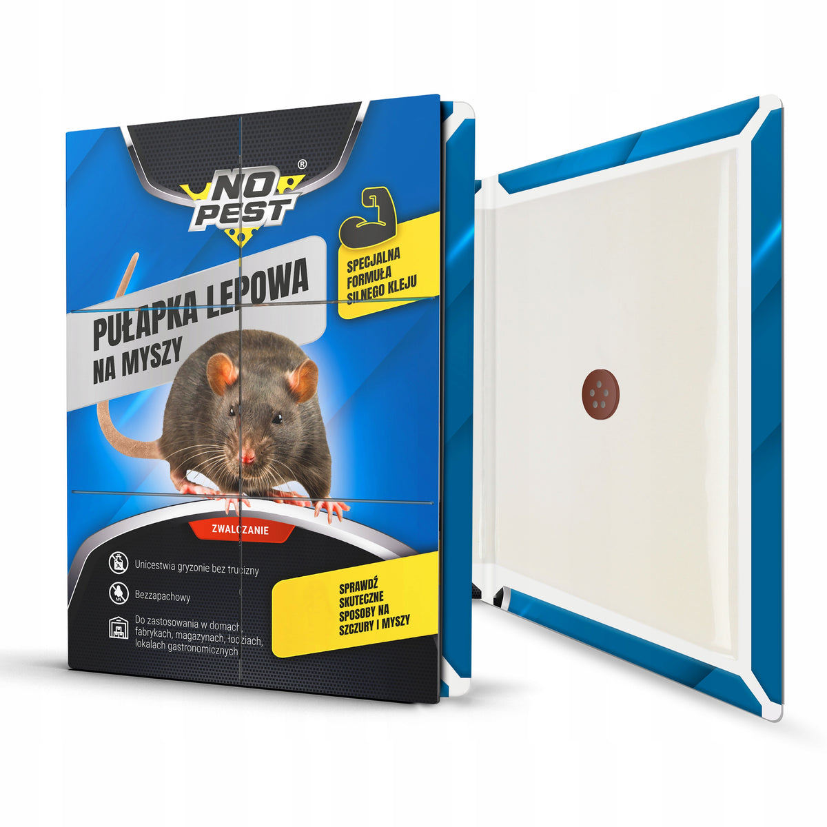 STICKY TRAP WITH STRONG ADHESIVE ON MICE RATS AGAINST MICE NO PEST Packaging status original