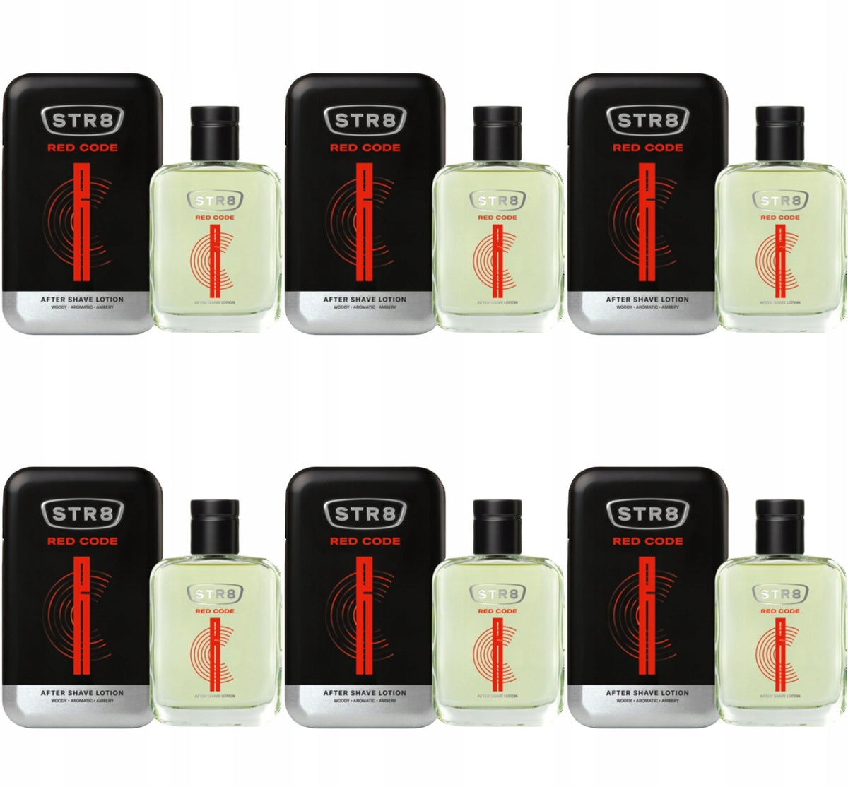 STR8 aftershave 100ml Red Code X6