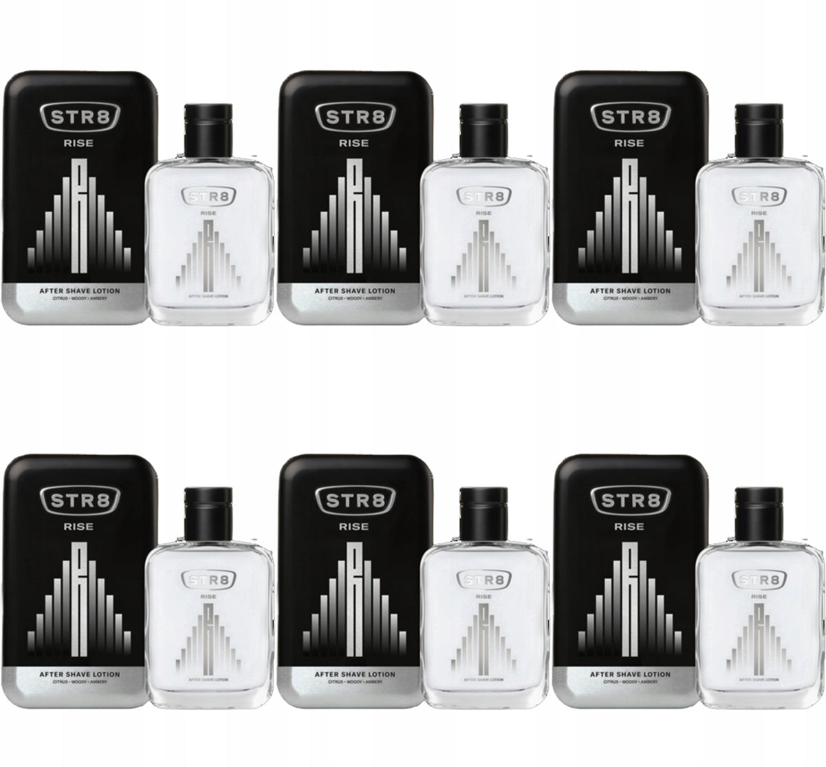STR8 aftershave 100ml Rise X6