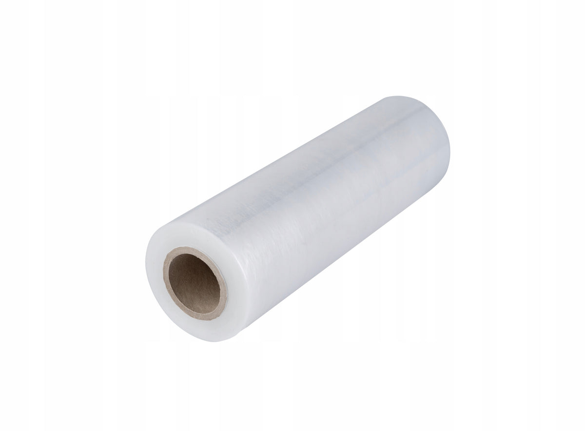 STRETCH FILM MINI RAP 25CM/ fi38 TRANSPARENT FOR WRAPPING SHIPMENTS