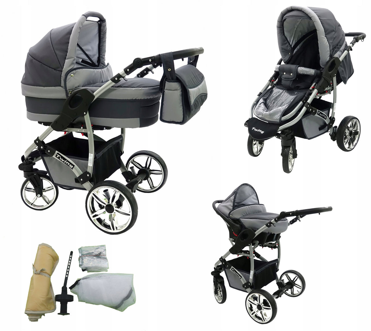 STROLLER ECO TWING 3IN1 KAREX