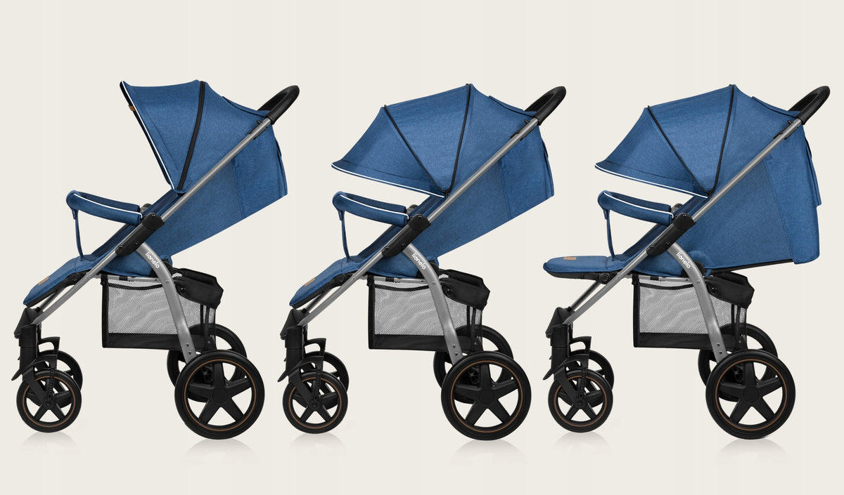 STROLLER UP TO 22 KG ACCESSORY SET BOOTH XXL WHEELS EVA LIONELO ANNET Packaging status original