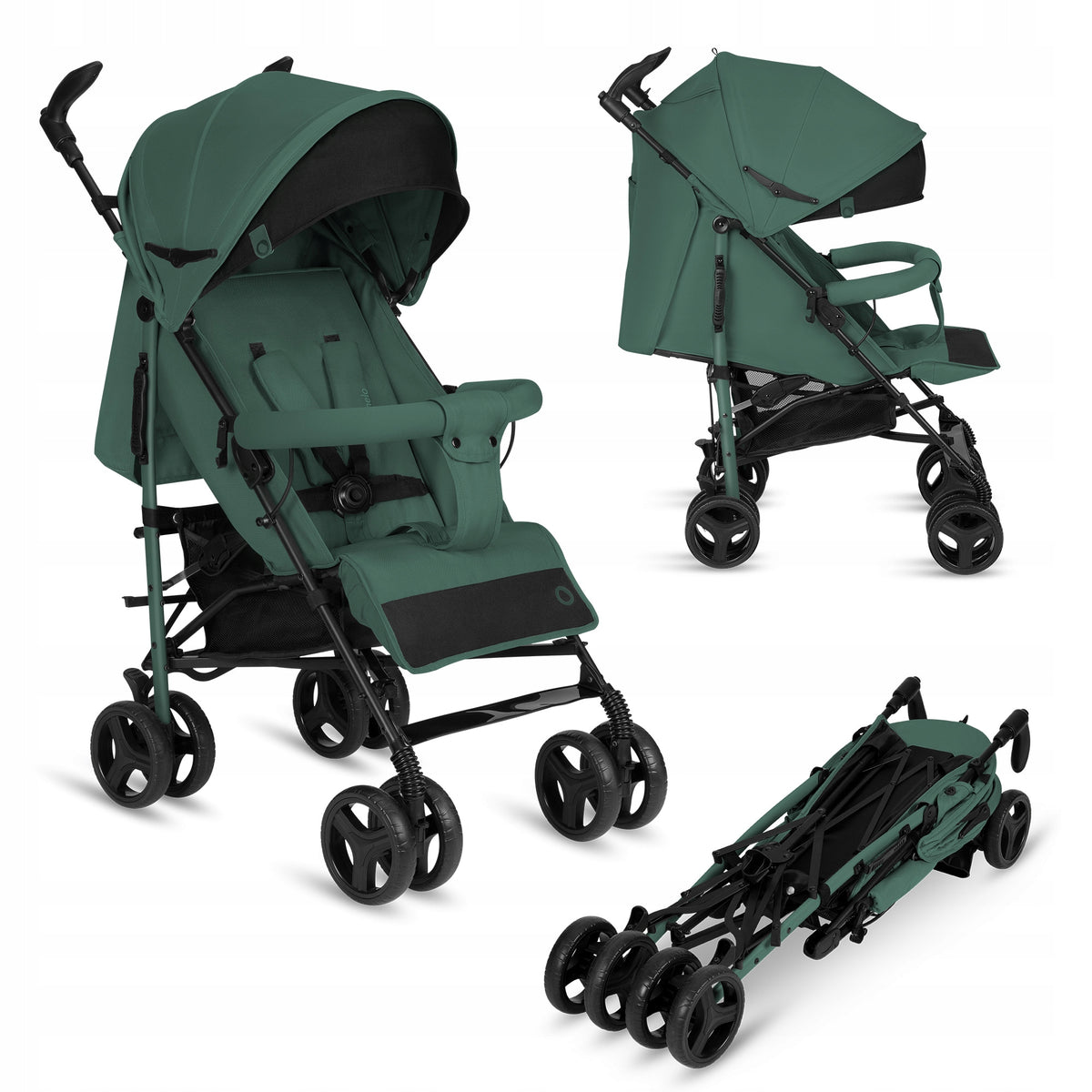 STROLLER Umbrella STROLLER ROTATING WHEELS + ACCESSORIES LIONELO IRMA Packaging status original
