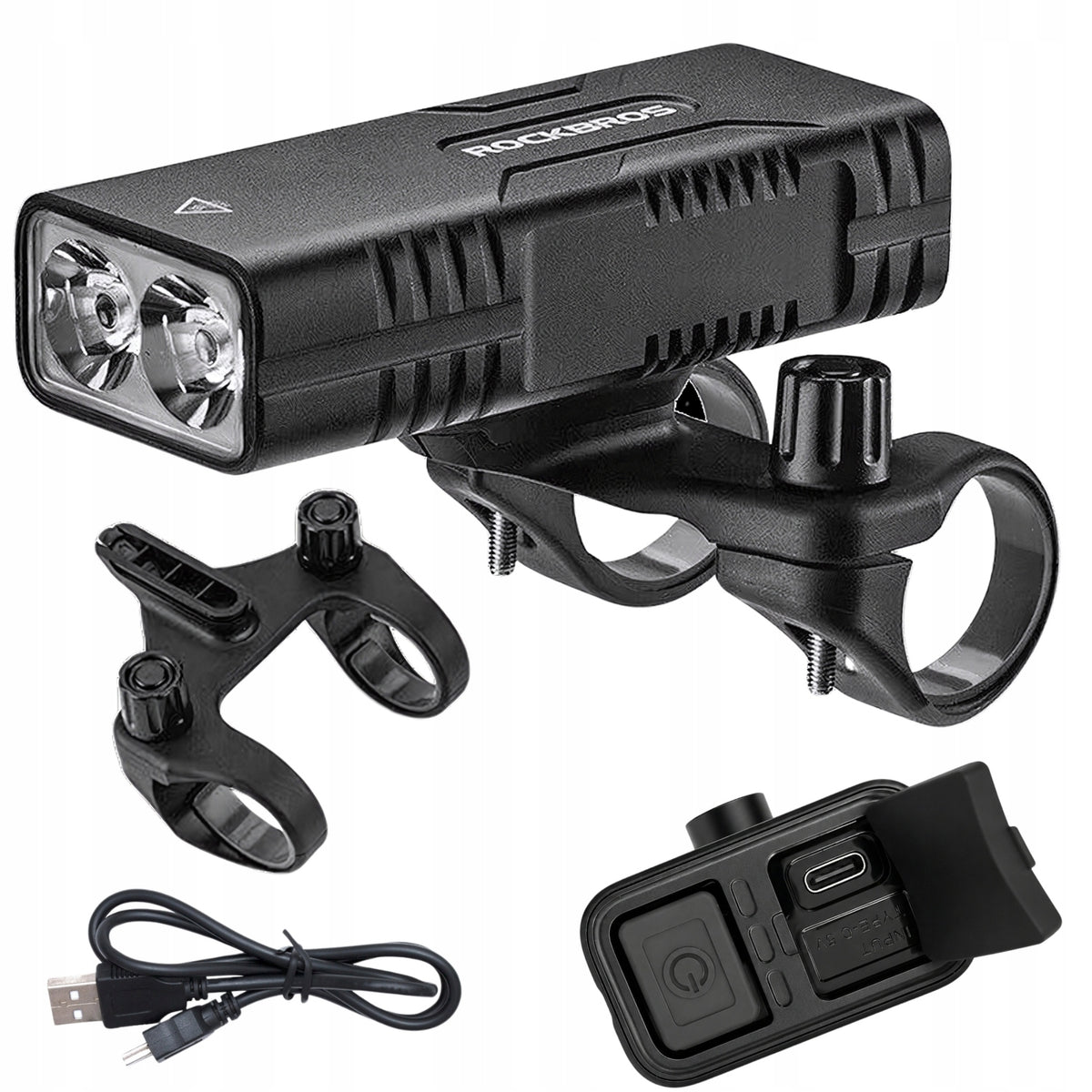 STRONG BICYCLE LIGHT FRONT USB WATERPROOF 6 MODES ROCKBROS