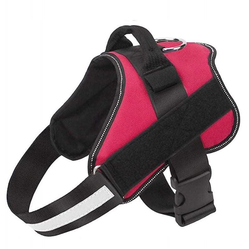 STRONG Dog Harness PRESSURE-FREE Velcro Reflector L
