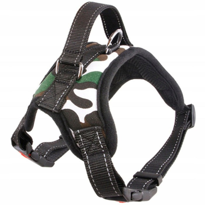 STRONG PRESSURE-FREE DOG HARNESS ADJUSTABLE R. M CIRCUMFERENCE ADJUSTMENT 50-64 cm