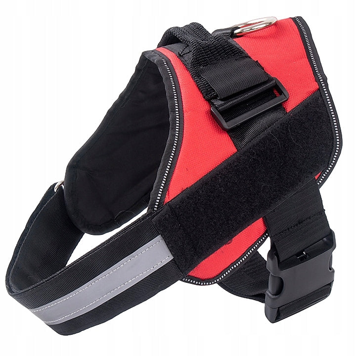 STRONG PRESSURE-FREE Dog Harness with Velcro Reflector S