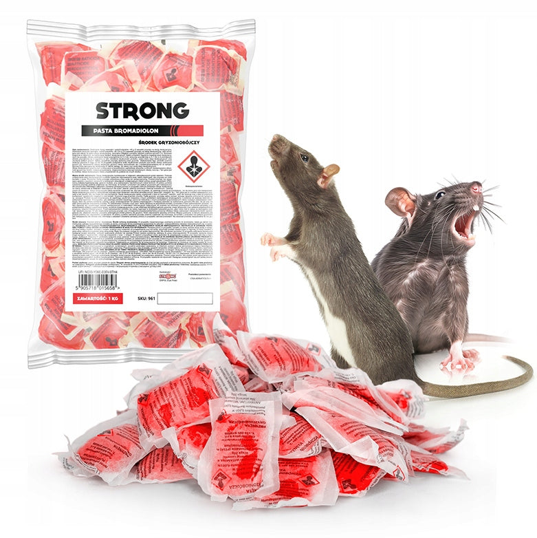 STRONGEST POISON FOR MOUSE RATS SACHET PASTE 1 KG