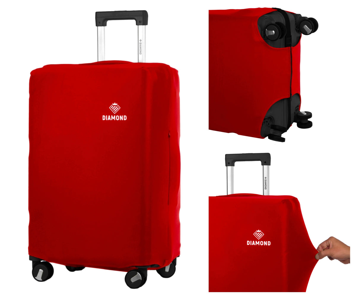 SUITCASE COVER Large XL Travel LUGGAGE CASE Protective DURABLE Red