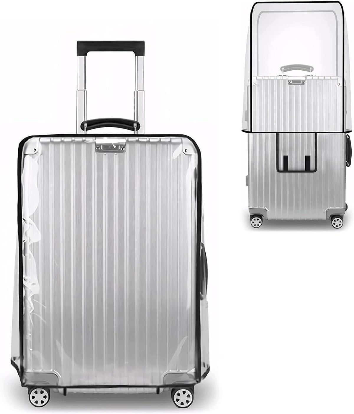 SUITCASE COVER TRANSPARENT PVC PROTECTIVE UNIVERSAL