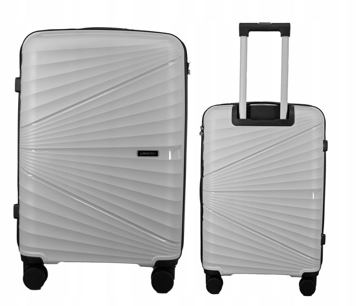 SUITCASE LARGE XL INDESTRUCTIBLE LUGGAGE POLYPROPYLENE TSA ROSE GOLD 89L Packaging status original