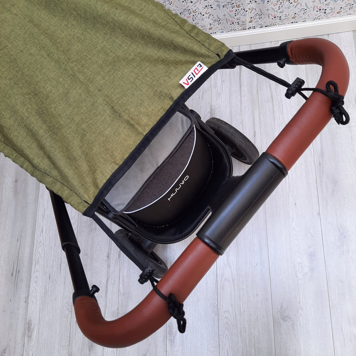 SUN VISOR FOR STROLLER UMBRELLA COVER UNIVERSAL GREEN Manufacturer code EDISA2022
