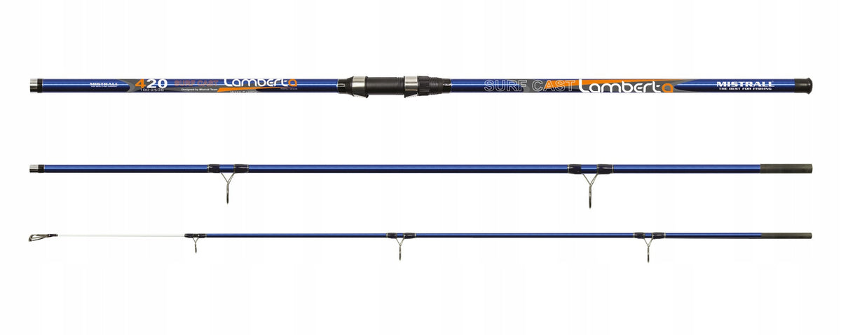 SURFCASTING ROD MISTRALL LAMBERTA 420/100-250g Packaging status original