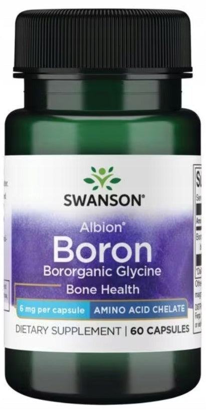 SWANSON ALBION BORON GLYCINE 6 MG 60k BOR GLYCINE