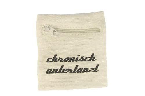 SWEATBAND WALLET WHITE ZIPPER SPORTS DANCE