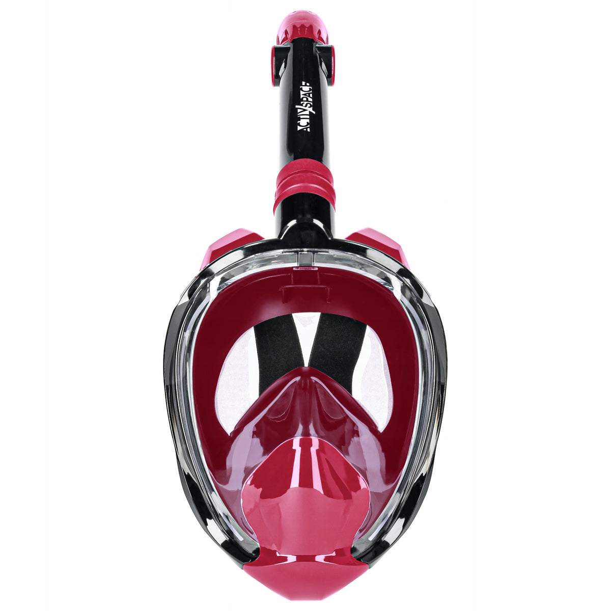 SWIMMING DIVING MASK FOLDING L/XL FULL FACE DOES NOT PAIR SET Color red
