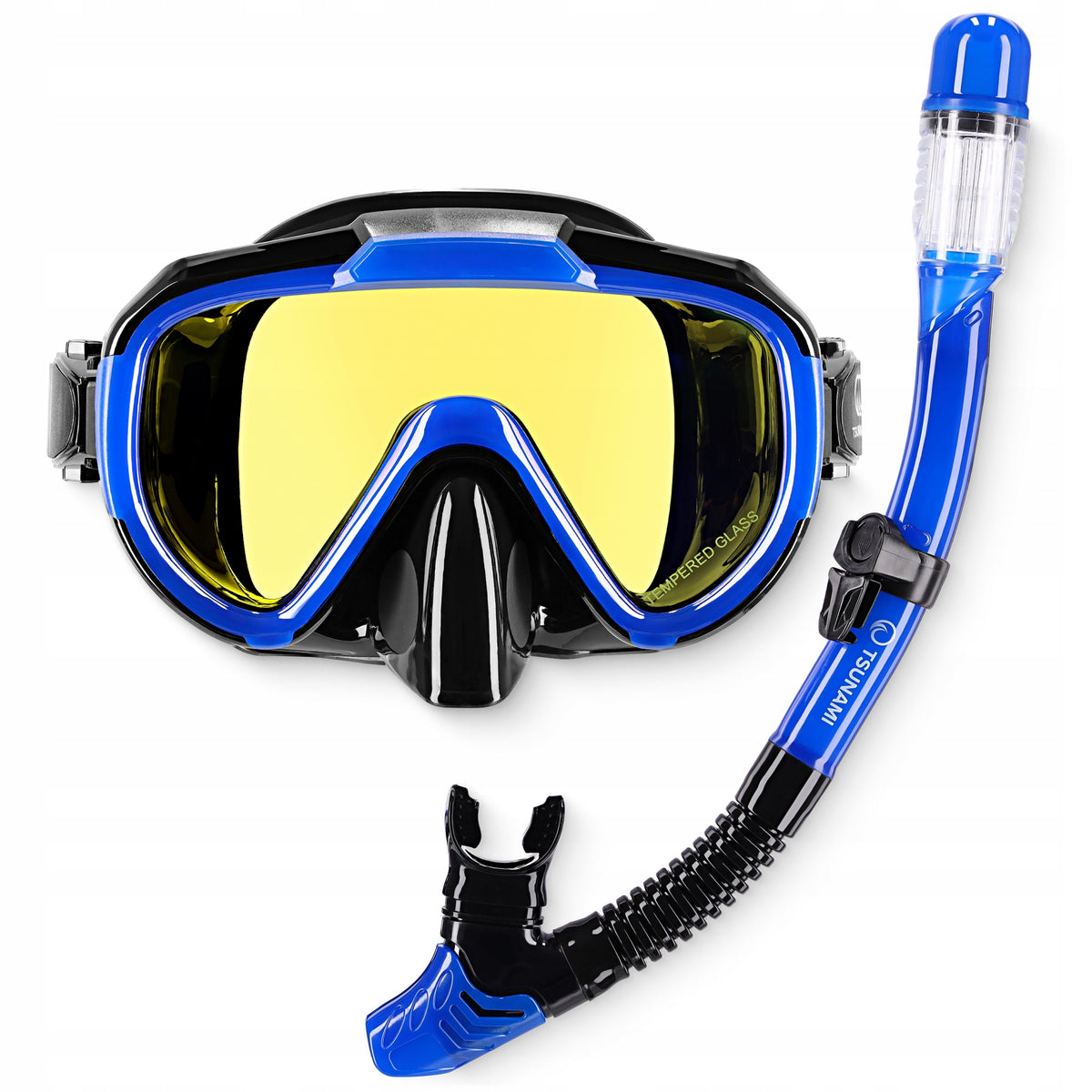 SWIMMING MASK GLASSES DIVING GOGGLES WITH SNORKEL WATER TUBE