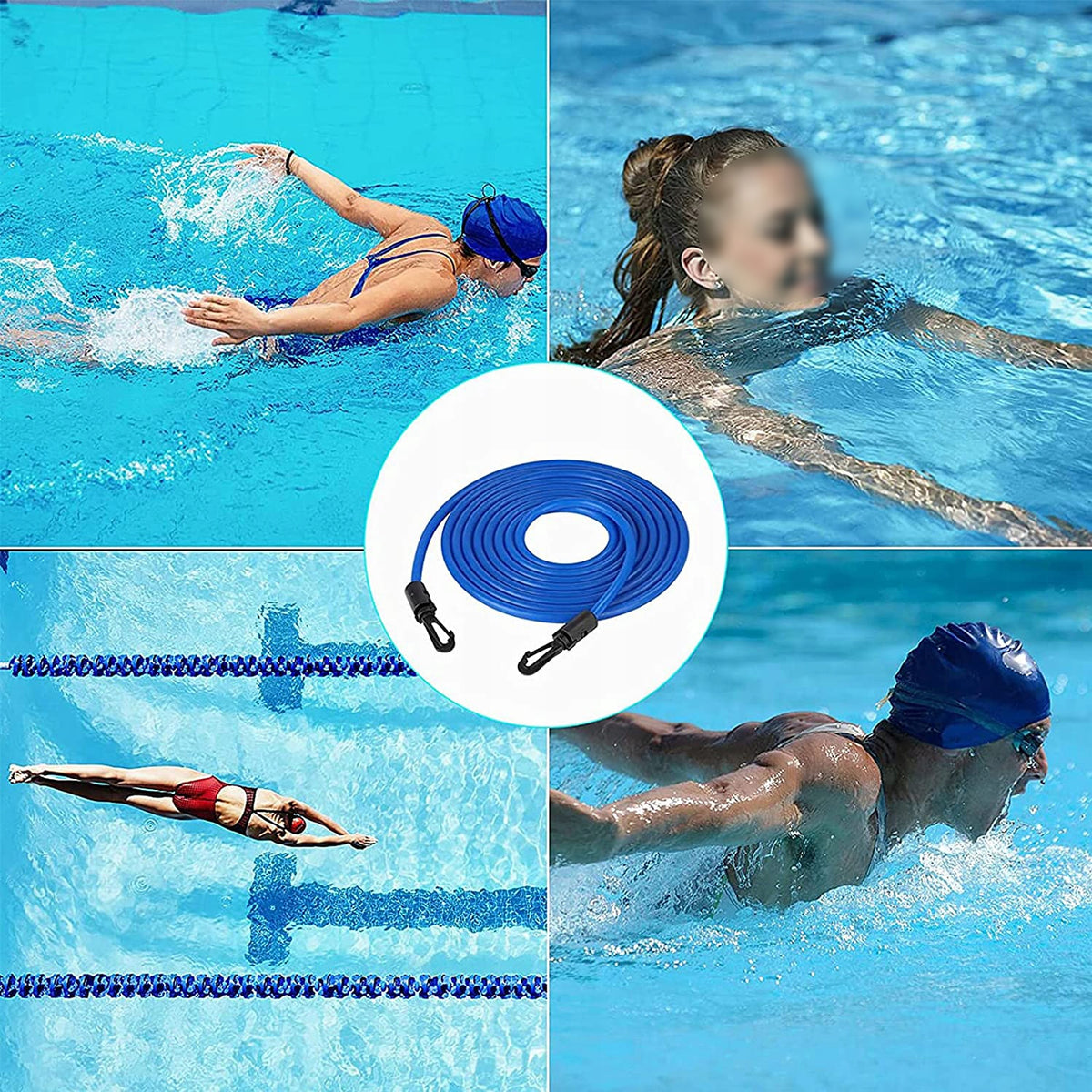 SWIMMING TRAINING BELTS EXERCISE ROPE SET Brand no brand