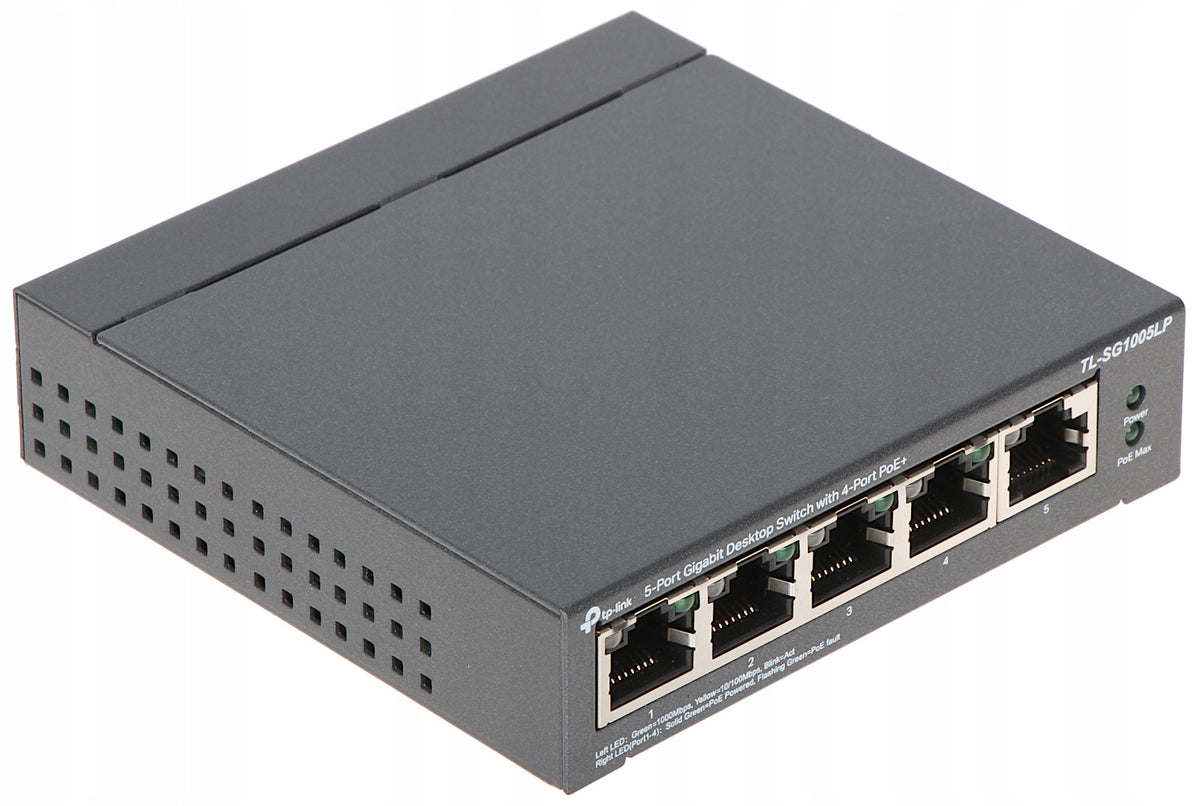 SWITCH POE TL-SG1005LP 5-PORT TP-LINK