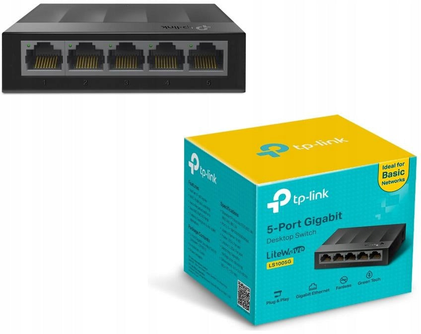 SWITCH TP-LINK LS1005G ENERGY EFFICIENT MINI
