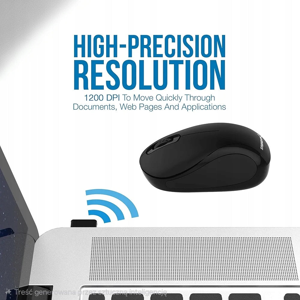 Sabrent ms-wsml Wireless mouse, 2,4 GHz connection, computer mouse Packaging status original