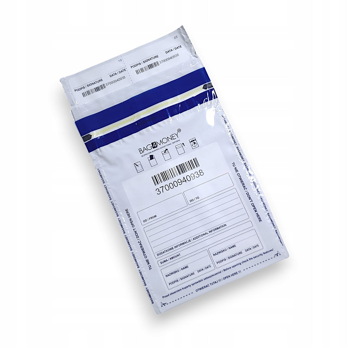 Safe envelope B5 Bag4Money white milk