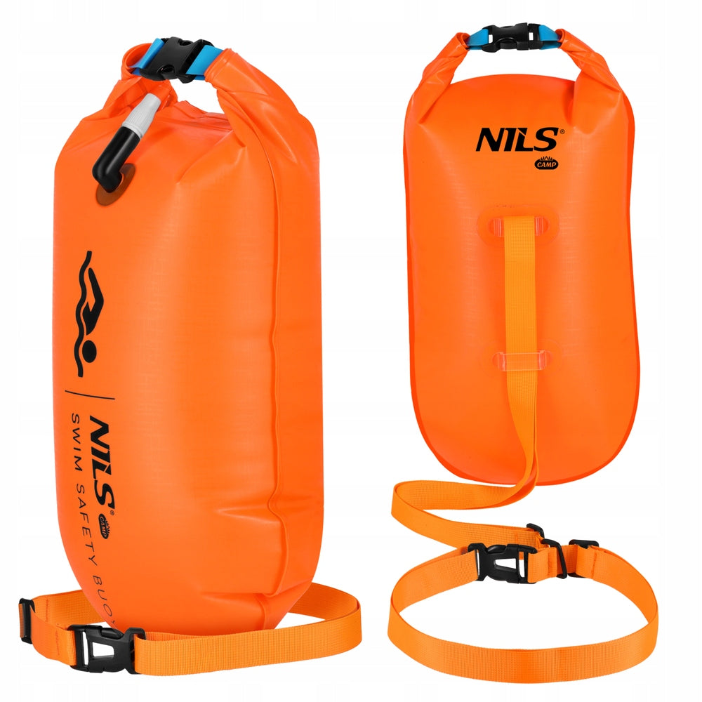 Safety buoy Inflatable Swimming buoy Rescue Dry Pocket 2in1