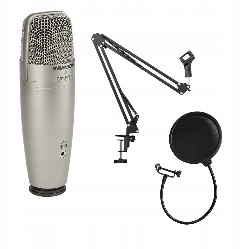 Samson C01U Pro USB Condenser Microphone Studio Streaming Podcast Manufacturer code SAC01UPRO