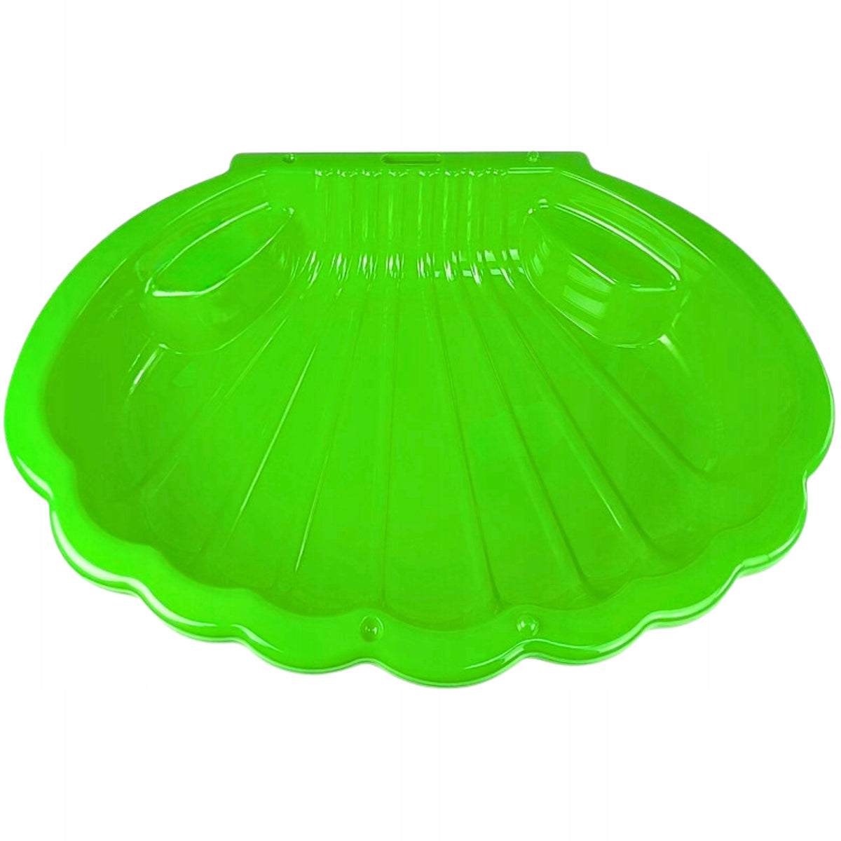Sandbox Or Pool Plastic XXL Shell Lockable Green 2in1 SOLID Color green